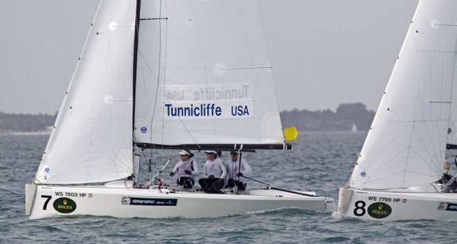 Anna Tunicliffe, Molly O’Bryan and Debbie Capozzi - 2010 Miami OCR ISAF Sailing Cup ©  Rolex / Dan Nerney